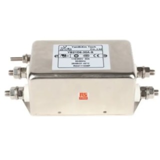RS PRO 30A 250V AC 50Hz 60Hz Chassis Mount EMI Filter Screw Termination 1 Phase 237-8710