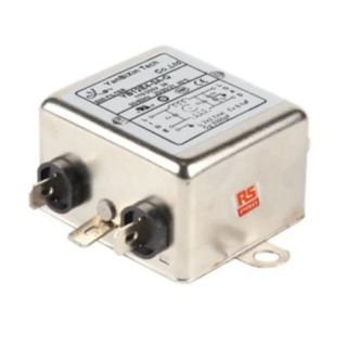 RS PRO Chassis Mount Power Line Filter 3A 250V AC 400Hz Fast-On 1 Phase 237-8703