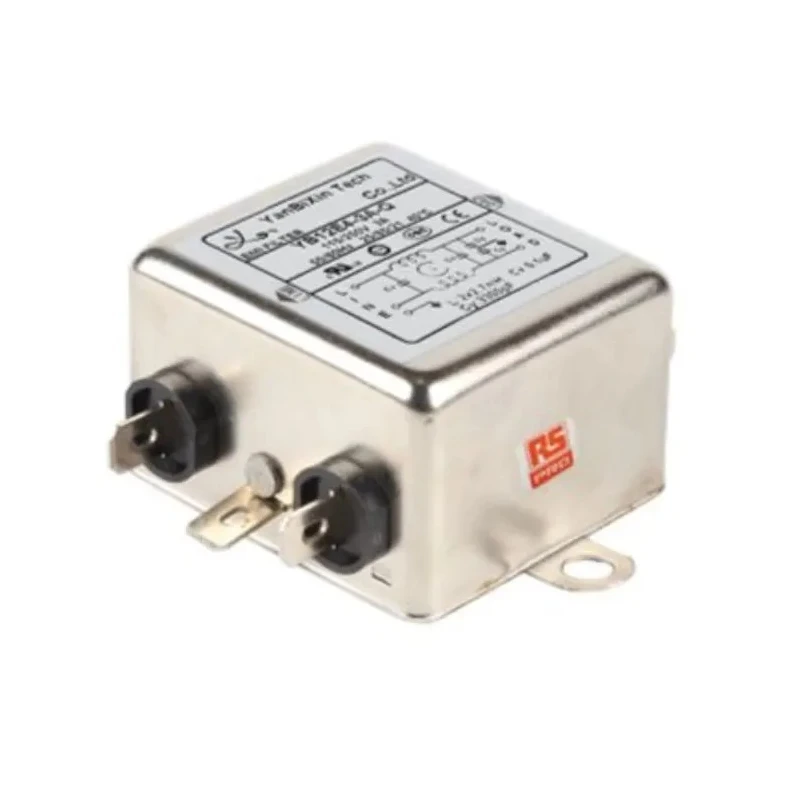 RS PRO Chassis Mount Power Line Filter 3A 250V AC 400Hz Fast-On 1 Phase 237-8703