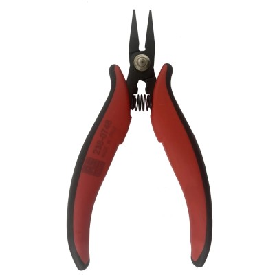 RS PRO Long Nose Plier 146mm Overall Length, 19mm Smooth Jaw Insulated Handle Carbon Steel Chrome Finish 238-0748