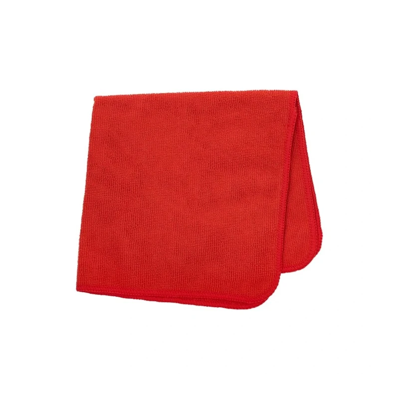Rubbermaid Commercial Products HYGEN MF R-40 Red Microfibre Cloths for Wet/Dry Use 304.8 x 304.8 mm Case of 24 1820581