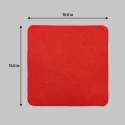 Rubbermaid Commercial Products HYGEN MF R-40 Red Microfibre Cloths for Wet/Dry Use 304.8 x 304.8 mm Case of 24 1820581