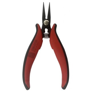 RS PRO Long Nose Plier, Needle Nose, Smooth Jaw, Insulated Handle, Carbon Steel, 154mm Length, 25mm Jaw, Chrome 238-0756