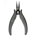 RS PRO 1-Piece Carbon Steel Flat Nose Plier, 154mm Length, 25mm Smooth Jaw, ESD Safe 238-0761