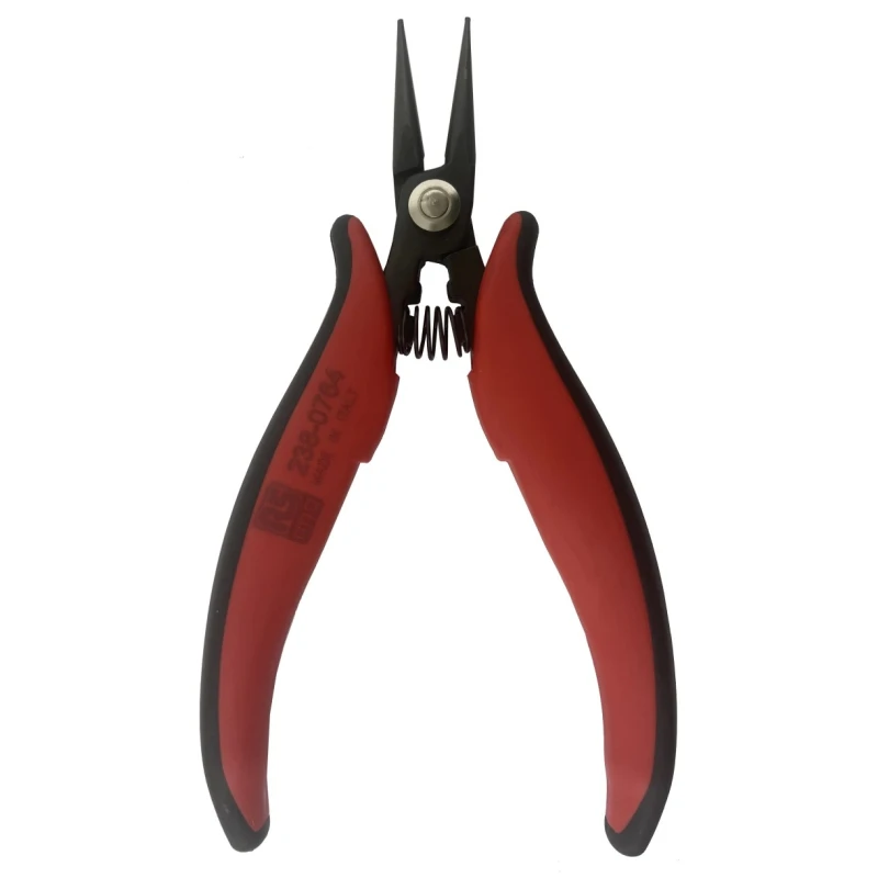 RS PRO Long Nose Plier Insulated Handle Carbon Steel Smooth Jaw 154mm Length 26mm Jaw 238-0764