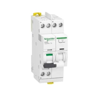 Schneider Electric Residual Current Circuit Breaker with Overload Protection 20A Current Rating 1-Pole 300 mA Trip A9DV7620