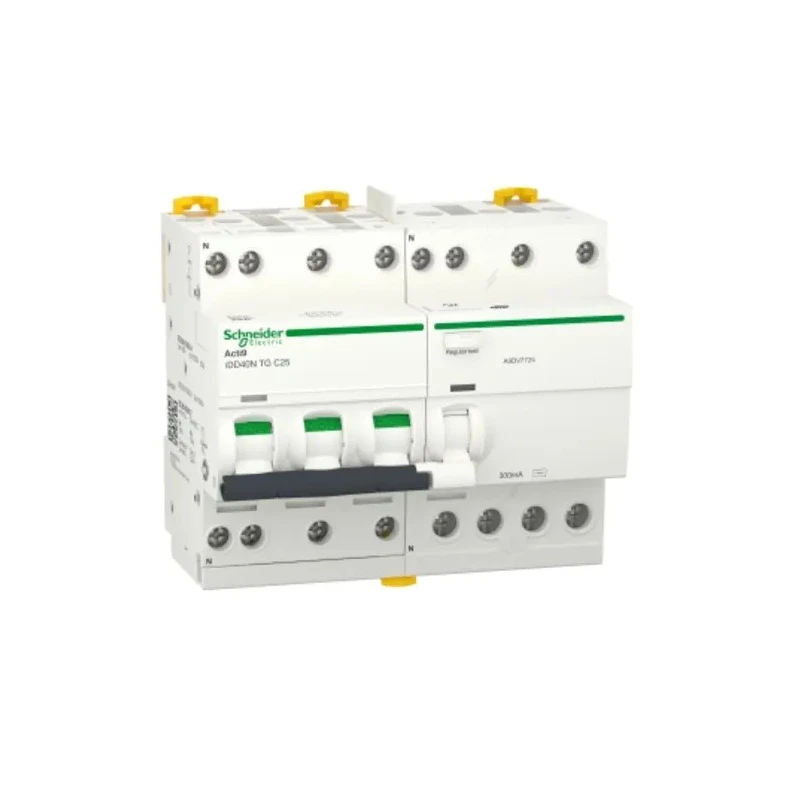 Schneider Electric Residual Current Circuit Breaker with Overload Protection, 32A Current Rating, 3-Pole, 300 mA A9DV7732