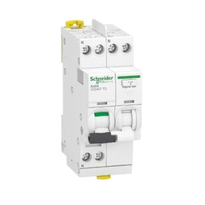 Schneider Electric Residual Current Circuit Breaker with Overload Protection 32A 1-Pole 30mA Trip A9DX3632