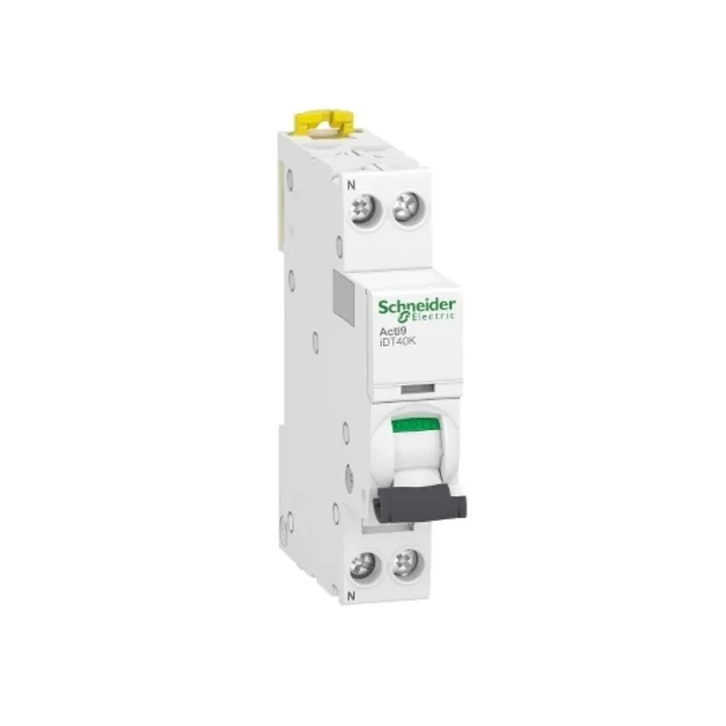 Schneider Electric Acti9 iDT40K Miniature Circuit Breaker, 1-Pole, 20A, Type C, 230V AC, 4500A Breaking Capacity A9P71620