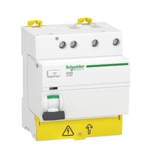 Schneider Electric Acti9 iIG40 Series Residual Current Circuit Breaker 63A 3+N-Pole 300 mA Type AC 500A 230V AC A9R77763