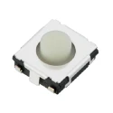 Panasonic White Tactile Switch Push Plate 3.8 mm SPST 20mA Surface EVQQ2P02W