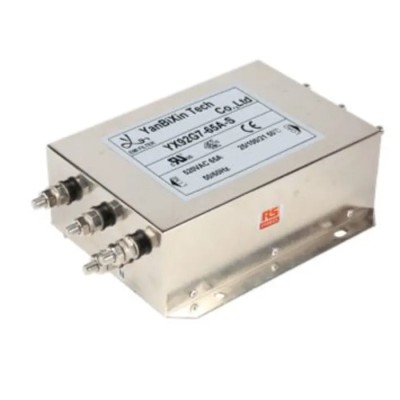 RS PRO 65 A 520V AC 50Hz, 60 Hz Chassis Mount Power Line Filter Screw Termination 3 Phase 237-8776