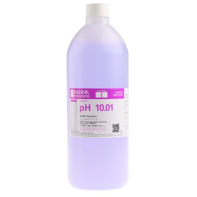 Hanna Instruments Buffer Solution, pH 10.01, 1 L Bottle HI-7010/1L