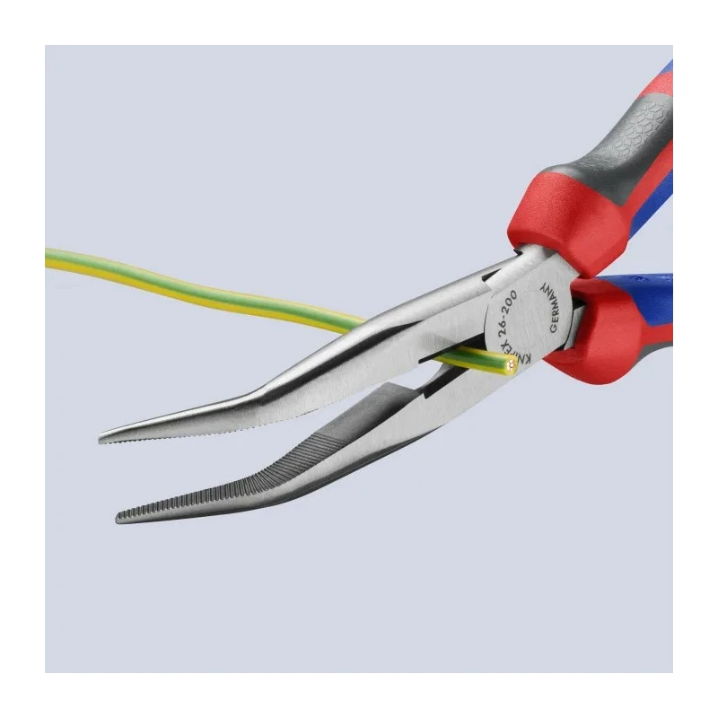 Knipex Long Nose Plier Vanadium Electric Steel 200mm Overall Length 73mm Jaw 26 22 200