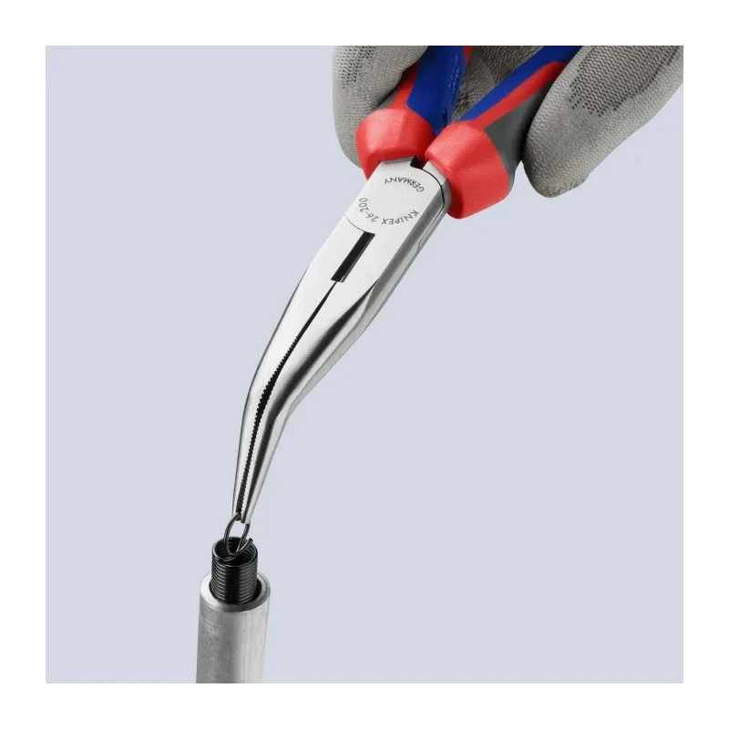 Knipex Long Nose Plier Vanadium Electric Steel 200mm Overall Length 73mm Jaw 26 22 200
