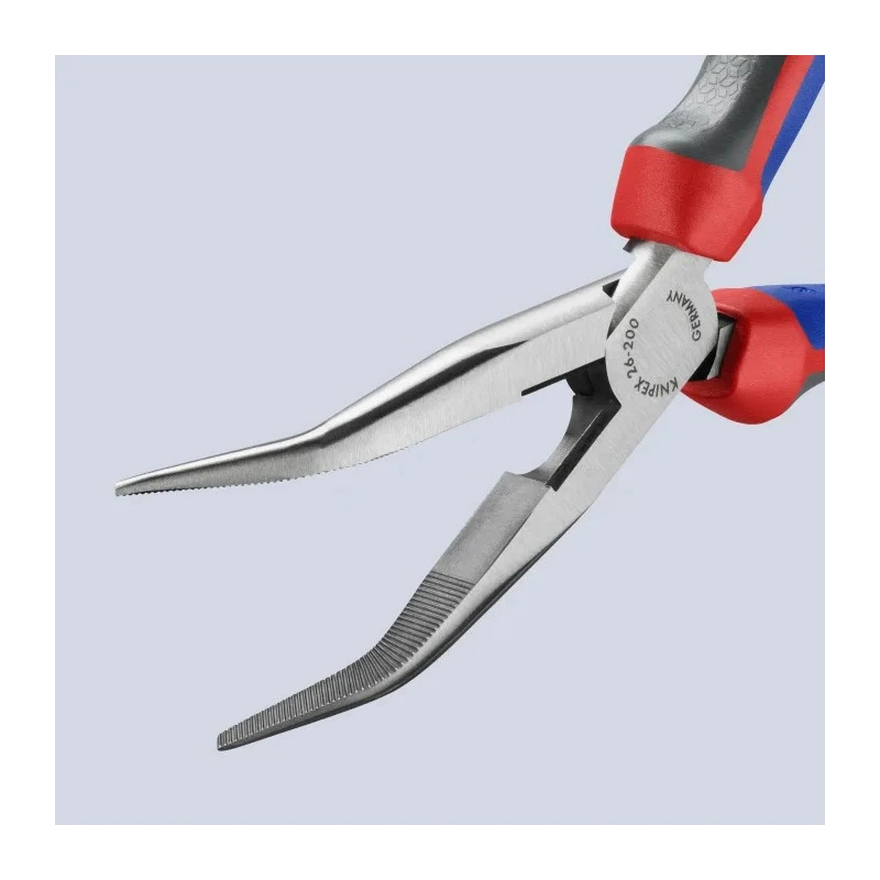 Knipex Long Nose Plier Vanadium Electric Steel 200mm Overall Length 73mm Jaw 26 22 200