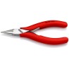 Knipex Chrome Steel 1-Piece Long Nose Plier, 115mm Overall Length, 22.5mm Jaw Length, Mirror Polished Finish 35 21 115