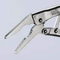 Knipex Mole Grips Long Nose Steel Pliers 165mm Overall Length, 24mm Jaw 41 34 165