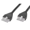 Molex Wire to Board Cable 6 Way Female Mini-Fit Jr to 6 Way Female Mini-Fit Jr, 500 mm 215330-0605
