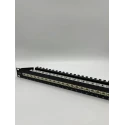 Telegartner Data Series Cat6 Shielded 24 Port RJ11 RJ12 RJ45 Patch Panel 1U Black 