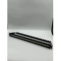Telegartner Data Series Cat6 Shielded 24 Port RJ11 RJ12 RJ45 Patch Panel 1U Black 
