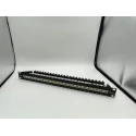 Telegartner Data Series Cat6 Shielded 24 Port RJ11 RJ12 RJ45 Patch Panel 1U Black 