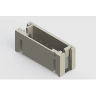 EDAC 140 Series Vertical Surface PCB Header 6 Contacts 2 mm Pitch 1 Row Shrouded 140-506-417-011