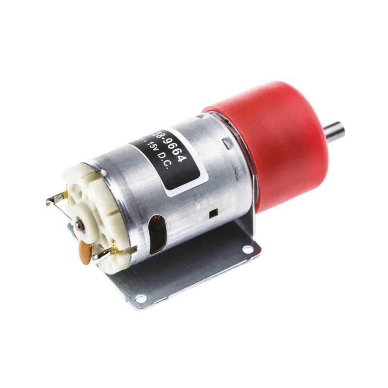 RS PRO Brushed Geared DC Geared Motor 19.8W 12V DC 10Ncm Torque 1095rpm 6mm Shaft Diameter 238-9664