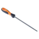 Bahco Engineers File Second Cut Round Shape 200 mm Length 8 mm Width with Round Handle Included 1-230-08-2-2