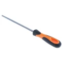 Bahco Engineers File Second Cut Round Shape 200 mm Length 8 mm Width with Round Handle Included 1-230-08-2-2