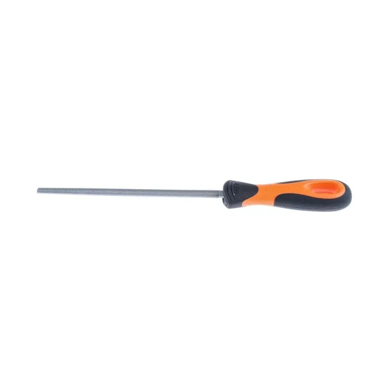 Bahco Engineers File Second Cut Round Shape 200 mm Length 8 mm Width with Round Handle Included 1-230-08-2-2