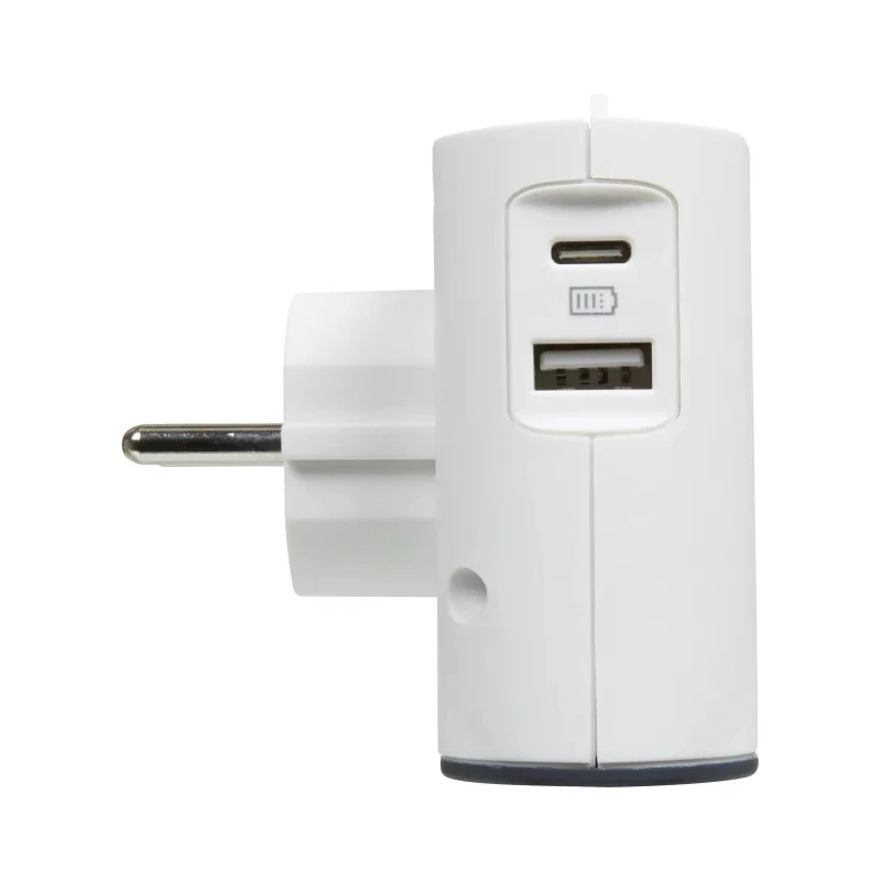 Legrand 6A France Germany Multi-Outlet Plug Type E with USB Type A and C Ports 049401