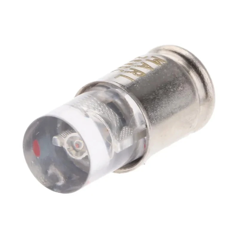 Marl Red Indicator Lamp Single Chip with Midget Groove Base, 4.9 mm Diameter, 20mA, 120° Viewing Angle 205-501-23-38