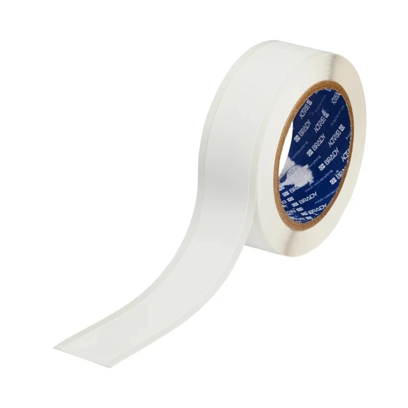 Brady White Label Roll 28.58 mm Width, Aggressive Adhesive, Compatible with J4000 J40C-1125-2475