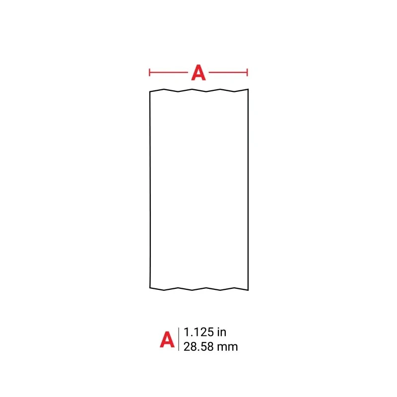 Brady White Label Roll 28.58 mm Width, Aggressive Adhesive, Compatible with J4000 J40C-1125-2475