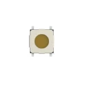 TE Connectivity Black Tactile Switch Top SPST 50mA 12V DC Surface Mount MSLPT5252AG4TR