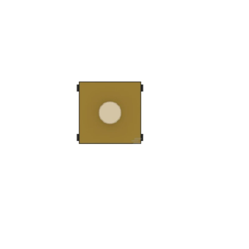 TE Connectivity Black Round Actuator Surface Mount Tactile Switch SPST 50mA MCSLPT4644B2PHTR