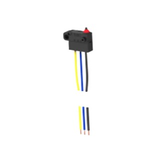 TE Connectivity Pin Plunger Snap Action Micro Switch, Pre-Wired Terminal, 100mA, 240 V ac, 48 V dc SAJ53YXPP0STDSDTFLQ