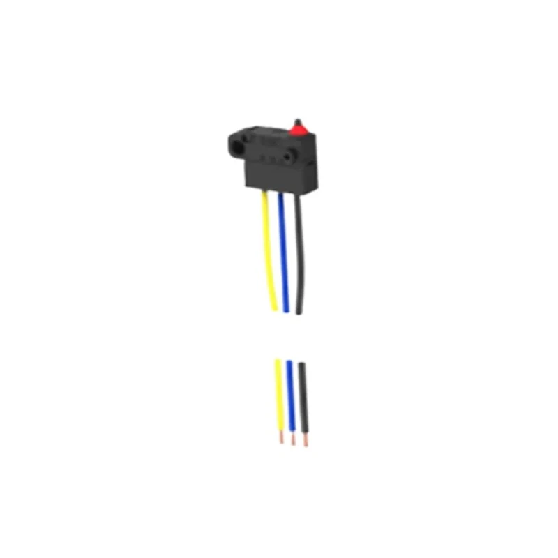TE Connectivity Pin Plunger Snap Action Micro Switch, Pre-Wired Terminal, 100mA, 240 V ac, 48 V dc SAJ53YXPP0STDSDTFLQ