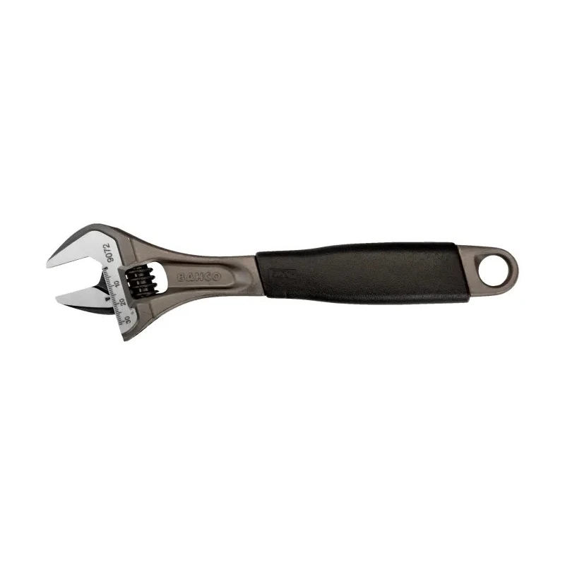 Bahco 31 mm Jaw Capacity Adjustable Spanner 257mm Overall Length Plastic Handle 9072