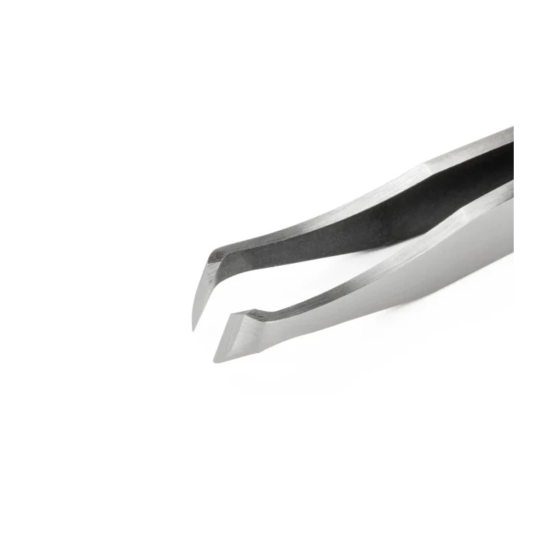 Erem 115mm Carbon Steel Oblique ESD Safe Tweezer 15AGS