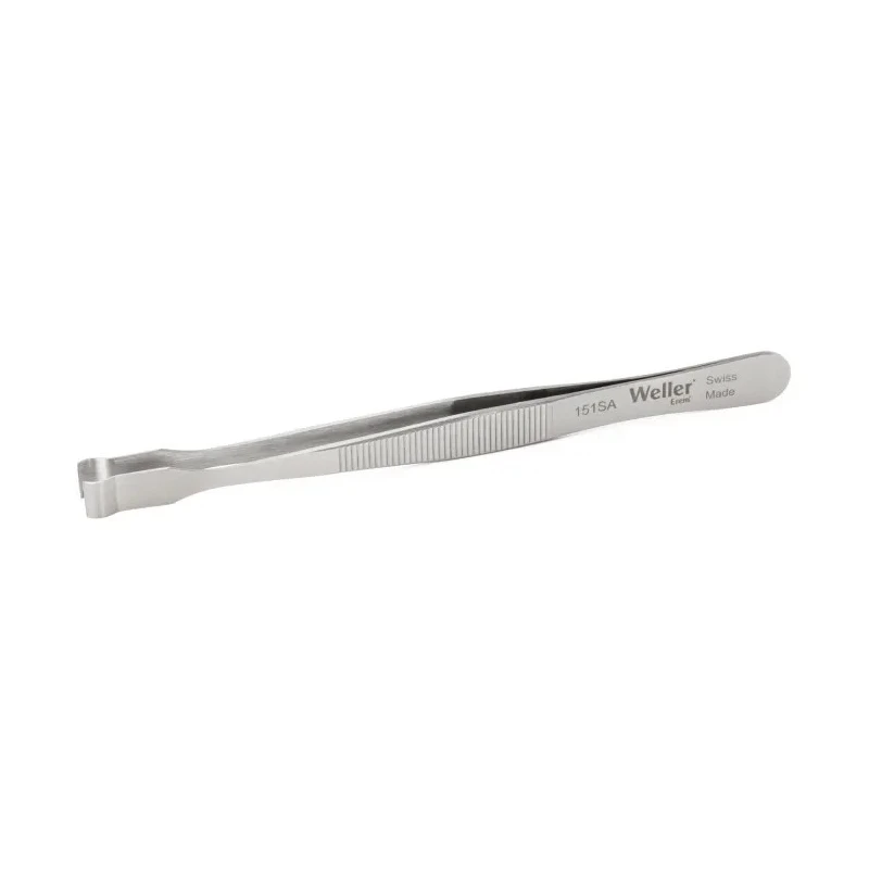 Erem 4.7in Stainless Steel Rounded ESD Safe Tweezer 151SA