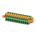 Phoenix Contact Pluggable Terminal Block 11-Contact 5.08 mm Pitch 1 Row 320V 16A Polyamide Housing Female Connector 1110616