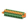 Phoenix Contact Pluggable Terminal Block 11-Contact 5.08 mm Pitch 1 Row 320V 16A Polyamide Housing Female Connector 1110616