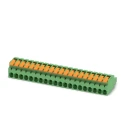 Phoenix Contact Pluggable Terminal Block, 20-Contact, 5.08 mm Pitch, 1 Row, 16A, 320V, Polyamide Housing, Female 1110606