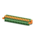Phoenix Contact Pluggable Terminal Block 15-Contact 5.08 mm Pitch 1 Row 320V 16A Polyamide Housing 1110621