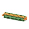 Phoenix Contact Pluggable Terminal Block 15-Contact 5.08 mm Pitch 1 Row 320V 16A Polyamide Housing 1110621