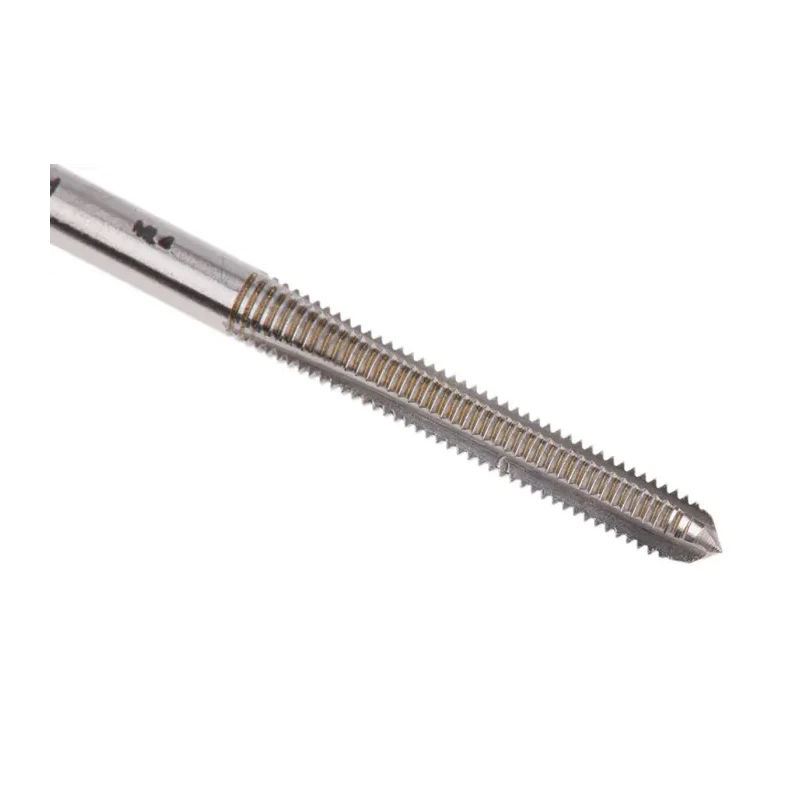 Dormer Machine Tap, M3 Thread, Metric Standard, HSS Straight Flute, ISO 529, 48mm Length E500M3NO3