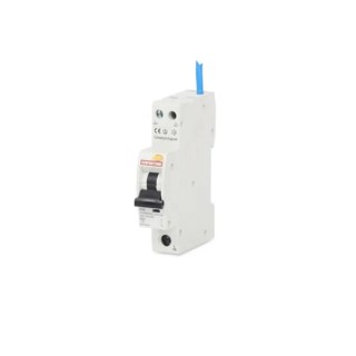 Contactum Residual Current Circuit Breaker with Overload Protection 10A Current Rating 1-Pole 30mA Trip CCPBR0610AB