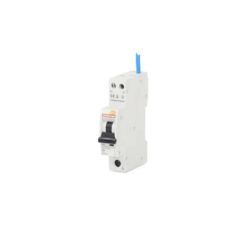 Contactum Residual Current Circuit Breaker with Overload Protection 10A Current Rating 1-Pole 30mA Trip CCPBR0610AB